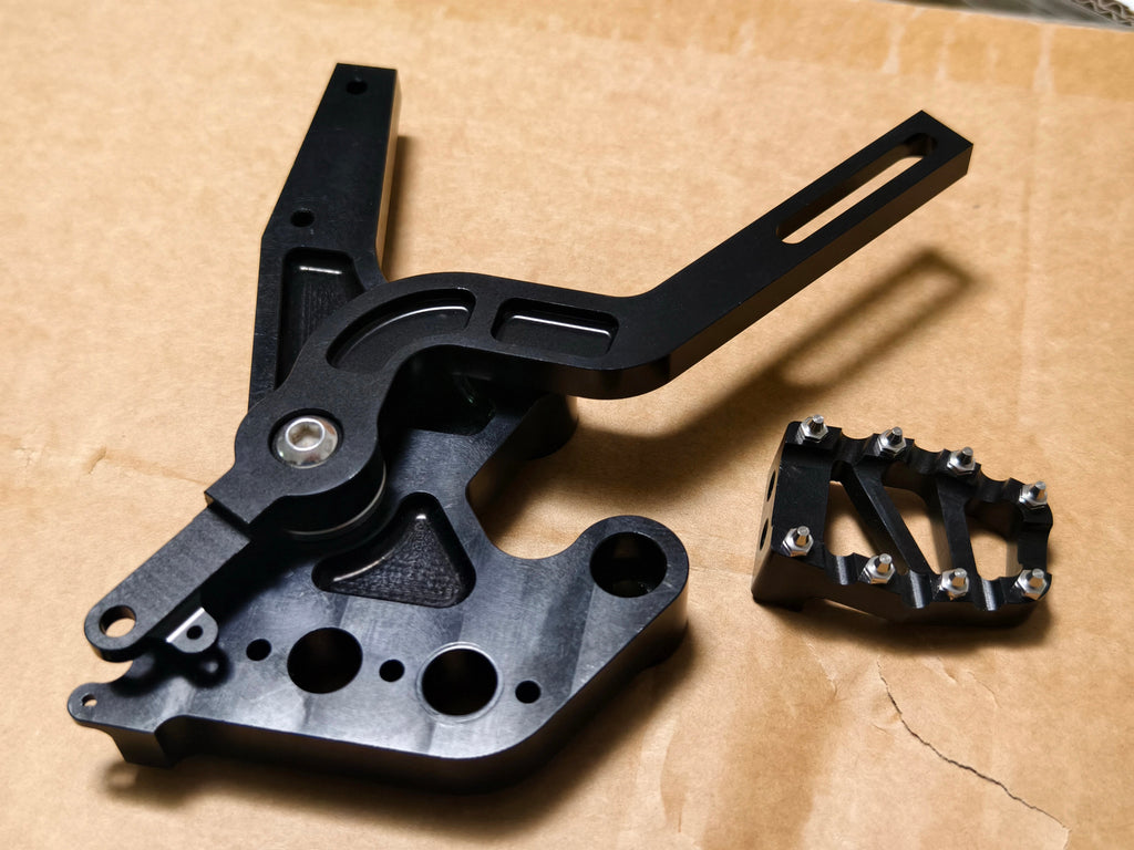 ultra bee footbrake + handbrake with dual caliper mount pre bled