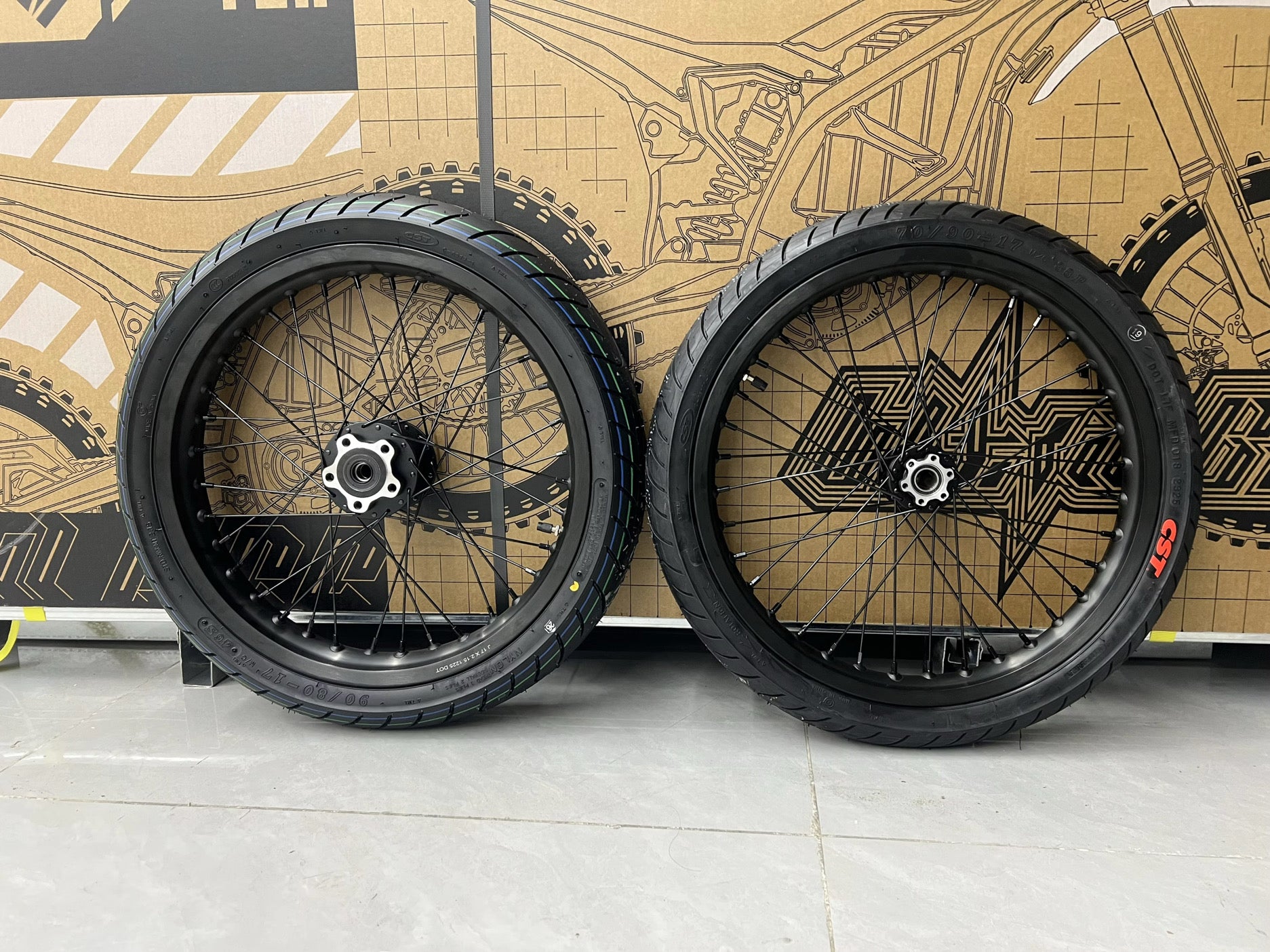 17” supermotos for lbx/E-ride