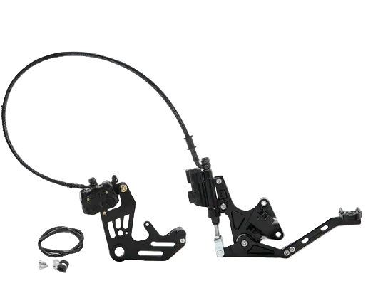 DOT 4 Aluminum Hydraulic Rear Foot Brake & Dual Caliper Bracket for Surron Ultra Bee