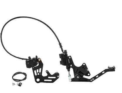 DOT 4 Aluminum Hydraulic Rear Foot Brake & Dual Caliper Bracket for Surron Ultra Bee