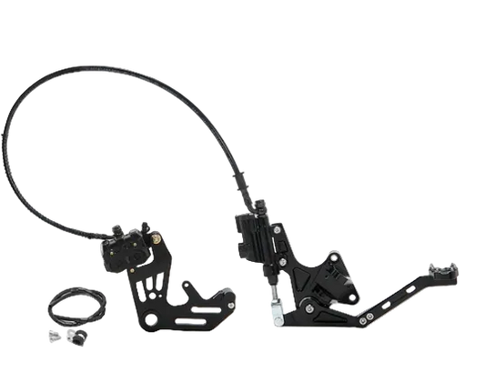 DOT 4 Aluminum Hydraulic Rear Foot Brake & Dual Caliper Bracket for Surron Ultra Bee