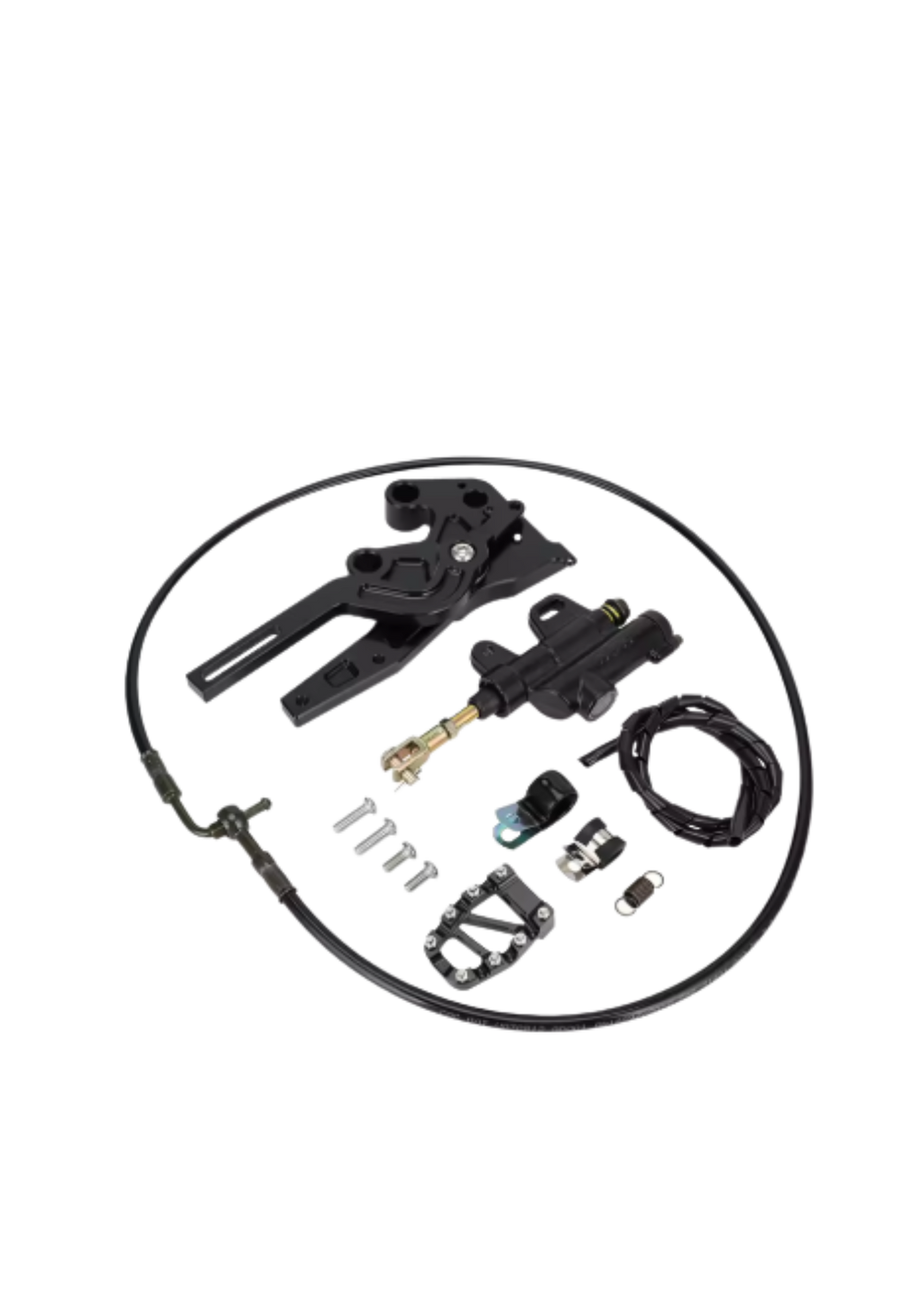 light bee foot brake kit Modified Footbrake Dual Caliper Bracket Kit