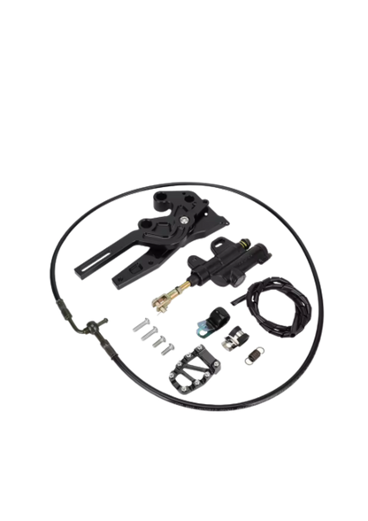 light bee / 79bike foot brake kit Modified Footbrake Dual Caliper Bracket Kit