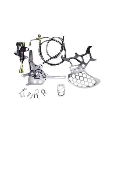 light bee / 79bike foot brake kit Modified Footbrake Dual Caliper Bracket Kit